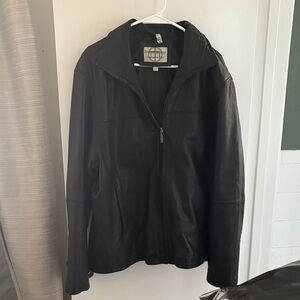 Men's Black Leather Jacket
